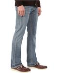 Джинсы Levi's Mens 527 Slim Boot Cut in Medium Chipped, цвет Medium Chipped - фото 4