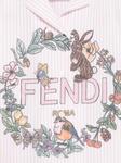 Рубашка с логотипом Fendi Kids, розовый - фото 3