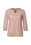 Топ Street One SPLIT NECK, Rosa/Light Pink - фото 4