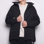 Куртка adidas Solid Color Loose Sports Hooded Jacket Black, черный - фото 4