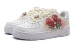 Кроссовки Nike Air Force 1 Skateboard Shoes Women's Low-Top White/Red - фото 4