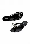 Пляжные тапочки Melissa, Bq Black Silver - фото 4