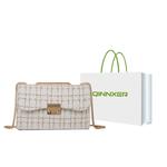 Qingxi Qinnxer Женская сумка через плечо, Белый - фото 3