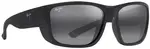 Солнцезащитные очки Maui Jim Amberjack, черный - фото