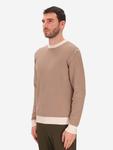 Свитер Distretto12, кремовый/коричневый - фото 5
