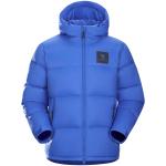 Пуховик унисекс CAMEL, с рукавом-щеткой фиолетовый/фантомный черный - фото 6