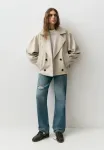 Блейзер с мягкой текстурой Pull&Bear, Sand - фото 2