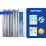 Штора Thermo с петлями, 1 шт., плотная Maximex, серебристый - фото 3