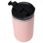 Кружка дорожная 470 мл пастельно-розовая Qwetch - фото 2