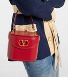 Vain VLogo лакированная косметичка Valentino Garavani, Rosso V - фото 2