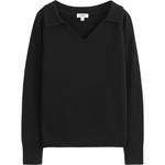 COS Топ женский черный - фото