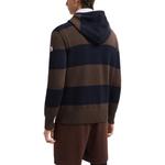 Striped Hoodie Moncler, коричневый - фото 6