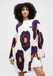 Платье Marimekko FROSTI TUMMA, Light Pink/Dark Violet/Brown/Multi-Coloured - фото 4