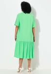 Платье Ulla Popken FLOUNCE PANEL SHORT SLEEVE , Kiwi/Green - фото 3