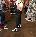 Кожаный комбинезон черный FRNCH - фото 2