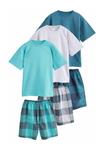 Пижама 3 PACK SET Next, синий - фото