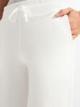 Marie Lund Брюки Regular в белом цвете - фото 3