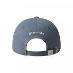 Хлопковая бейсболка Unisex Emis, серый синий - фото 4
