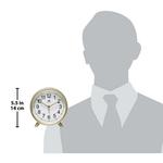 Будильник Infinity Instruments с золотой отделкой, золотой - фото 5