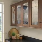 Стеклянная дверь IKEA, 30x60 см, цвет brown walnut effect - фото 2