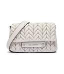 Сумочка с подушкой Karl Lagerfeld, экрю - фото