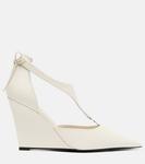 кожаные туфли на платформе Coperni, Wht-White - фото 4