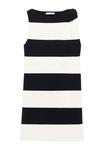 Платье Mango Jumper dress, Off-White Black/Off-White - фото 5