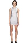 Серое мини-платье-трансформер JW Anderson - фото