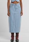 Юбка Urban Classics MIDI, New Light Blue Washed/Light Blue - фото 7