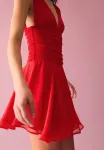 Повседневное платье Bershka, Red - фото 4