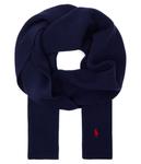 Шарф шерстяной Polo Ralph Lauren, синий - фото