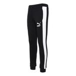 Брюки iconic t7 track pants 'black white' Puma, черный - фото