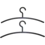 Вешалки для одежды Ruco, (набор, 15 шт.), пластик, черный - фото