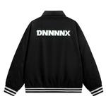 Dnnnnx бейсбольная куртка унисекс, Черный - фото 5