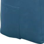 Подушка для спины синяя 200 x 24 x 50 см бархат vidaXL - фото 8