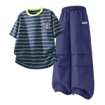 Детская спортивная футболка с круглым вырезом Disney, hello синий золото+dihu long hook-and-loop sea mist фиолетовый - фото 11