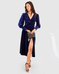 Платье-халат Current Mood Velvet Belle&Bloom, синий - фото 5