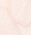 GG шерстяной кардиган Gucci Kids, Pale Rose/White - фото 3