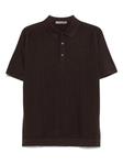 Трикотажная рубашка-поло Corneliani, коричневый - фото