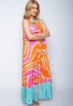 Платье макси Emily van den Bergh, мультиколор - фото 2