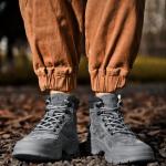 Кроссовки мужские высокие серые Jeep - фото 7