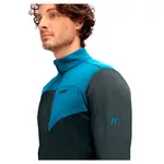 Флис Maier Sports Felian half zip, синий - фото 3