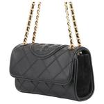 TORY BURCH Мягкая маленькая трансформируемая сумка через плечо черная - фото 3