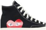 Кроссовки Converse Chuck Taylor All-Star 70 Hi Comme des Garcons PLAY Black - фото 4