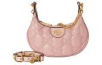 Сумка gg matelasse mini bag 'light pink' Gucci, розовый - фото 3
