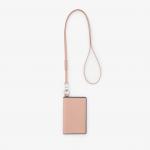 Чехол для карт с ремешком Valextra, цвет Cheek Pink - фото