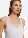 Топ Hanro  Cotton Delight, Light Blue/Off White - фото 6