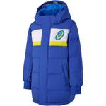 Куртка пуховая сине-белая детская Asics - фото 2