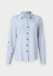 Блуза ONLY ONLYASMIN SHIRT, Blue/White/Blue - фото 5