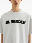 Футболка с логотипом JIL SANDER, серый - фото 3